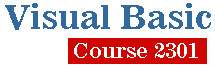 Visual Basic - Course 2301