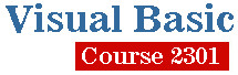 Visual Basic - Course 2301